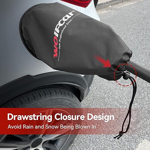 Miniatura 6 de Cubierta para Cargador de Vehículo Eléctrico WOIFcar, Cubierta Impermeable para Puerto de Carga de Vehículo Eléctrico al Aire Libre, Doble Cara