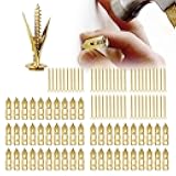 Self Drilling Drywall Anchors with Screws Kit, 2026 Upgraded Heavy Duty No Drill Wall Drywallgrip Expansion Anchors Screws Kit, No Pre-Drilling for Shelves Furniture Frames (50, 0.47 in×1.57 in)