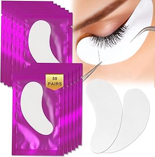 وسادات جل للعين، وسادات جل للرموش، وسادات رقع للرموش، وسادات وصلات الرموش، رقع جل للرموش - لوصلات الرموش الشخصية ووصلات صالون التجميل (ارجواني)