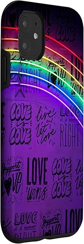 Miniatura 3 de iPhone 11 Prideful Love - Funda de soporte LGBT Rainbow Respect Pride Gay Unity