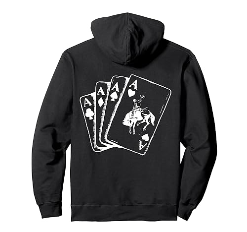 Ace Card Cowboy Poker Card Games Word On Back Clothing