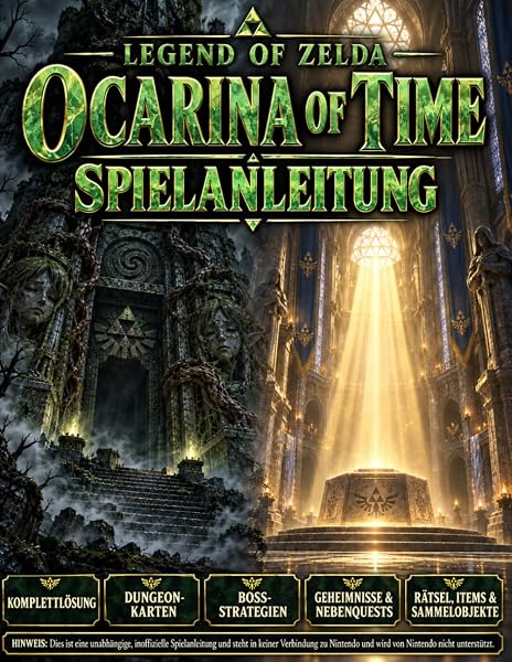 Legend Of Zelda Ocarina of Time Spielanleitung: Die inoffizielle Komplettlösung mit Dungeon-Karten, Bossstrategien, versteckten Geheimnissen, Sammelobjekten und Nebenquests