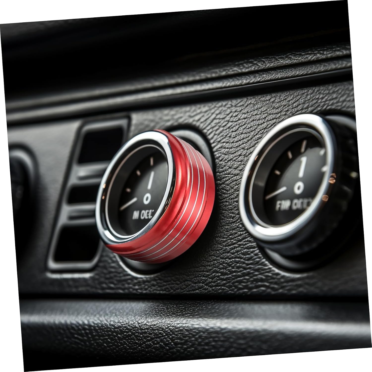 BESTOYARD 3pcs Panel Knob Trim Cover Decorative Air Conditioning Knob Accessory for and Finishes for Stylish Interior Upgrade