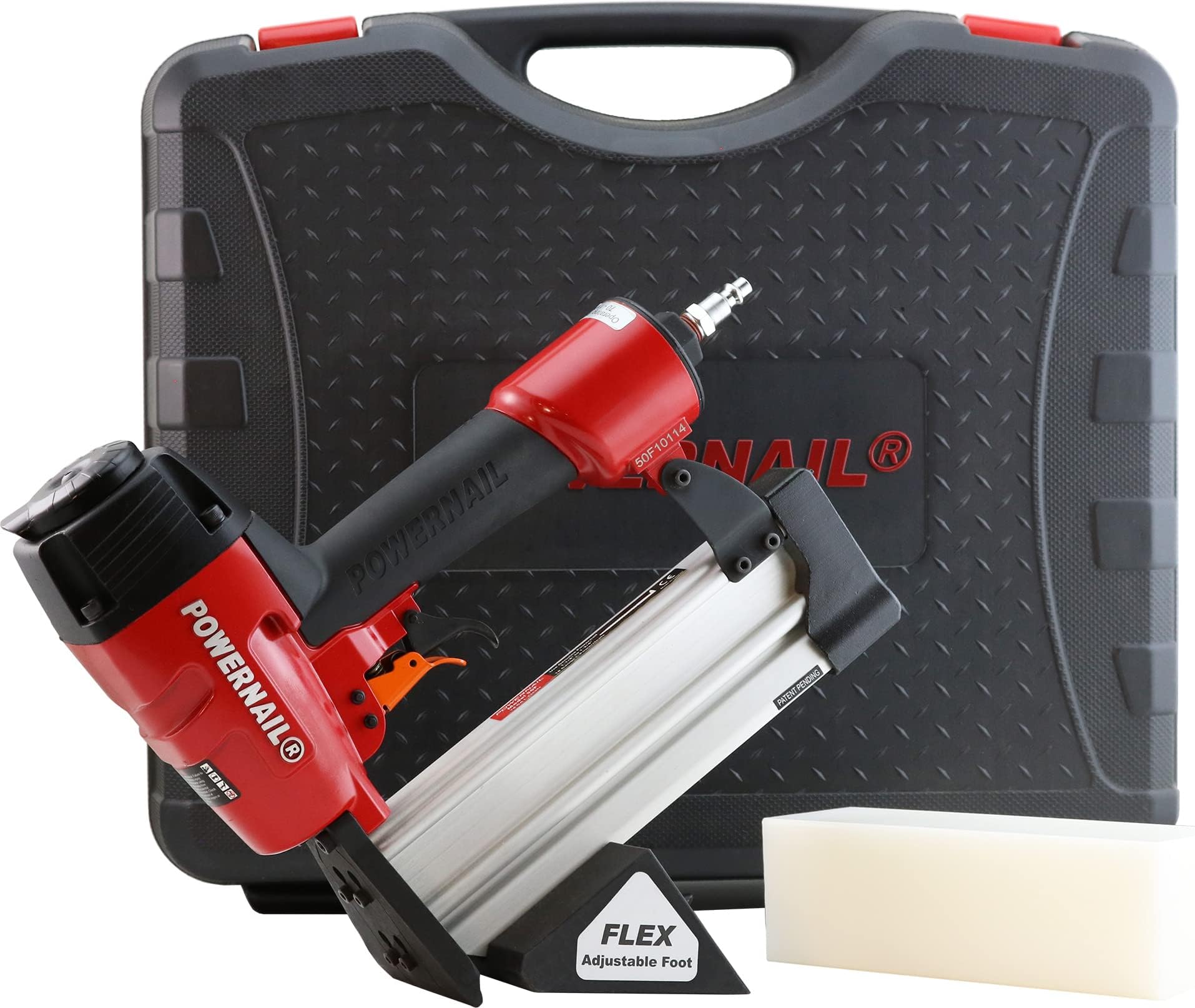 Powernail 50F Pneumatic Trigger Pull 18 Gauge L-Cleat Flooring Nailer (Installs 3/8" to 3/4" Hardwood & Engineered)