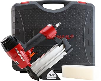 Powernail 50F Pneumatic Trigger Pull 18 Gauge L-Cleat Flooring Nailer Installs 3/8" to 3/4" Hardwood & Engineered