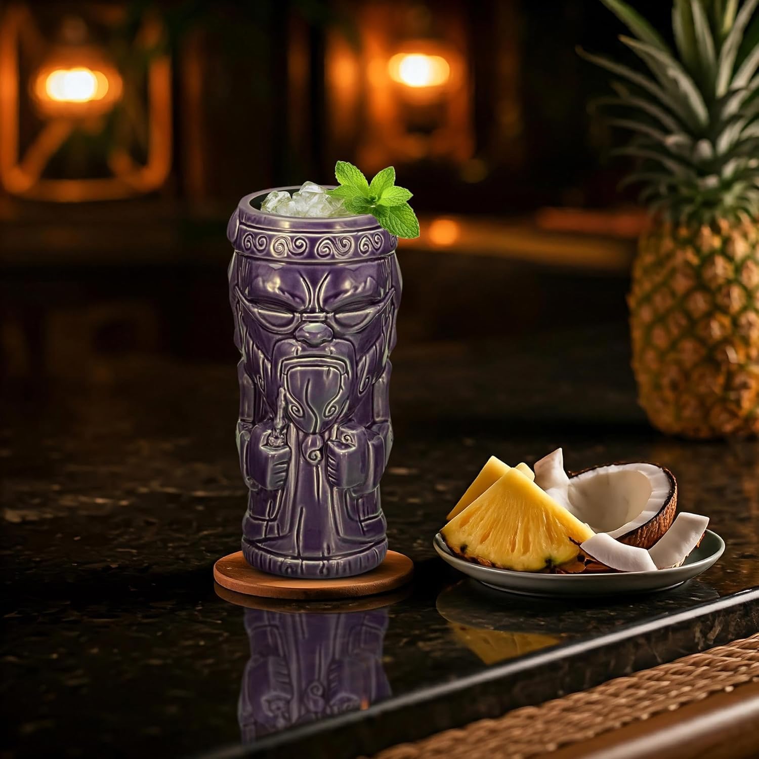 Geeki Tikis Harry Potter Dumbledore Ceramic Mug | Party Cocktail Tumbler For Liquor and Beverages | Holds 18 Ounces