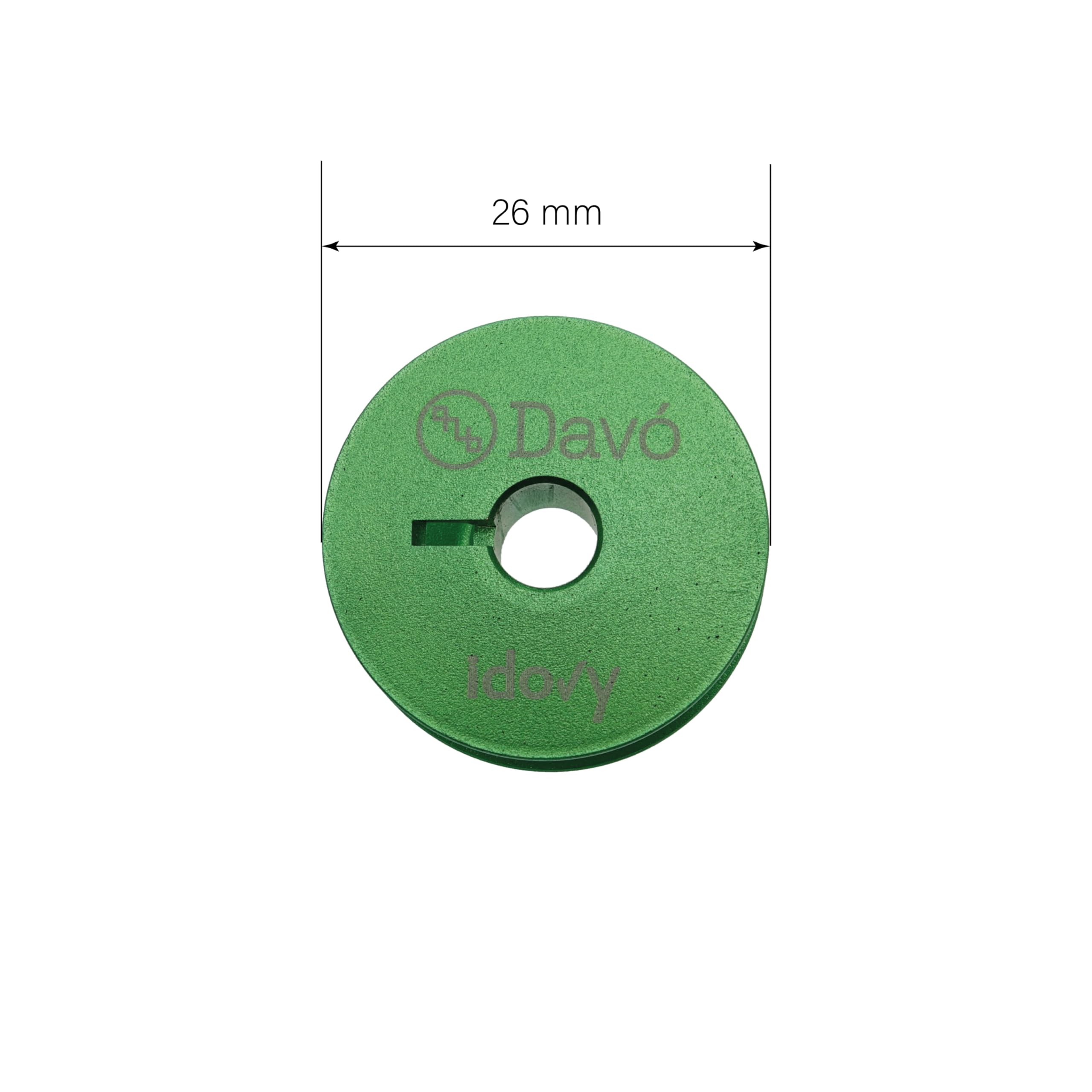 Canette aluminium machine à coudre industrielle - Diamètre 26 mm - 10 unités