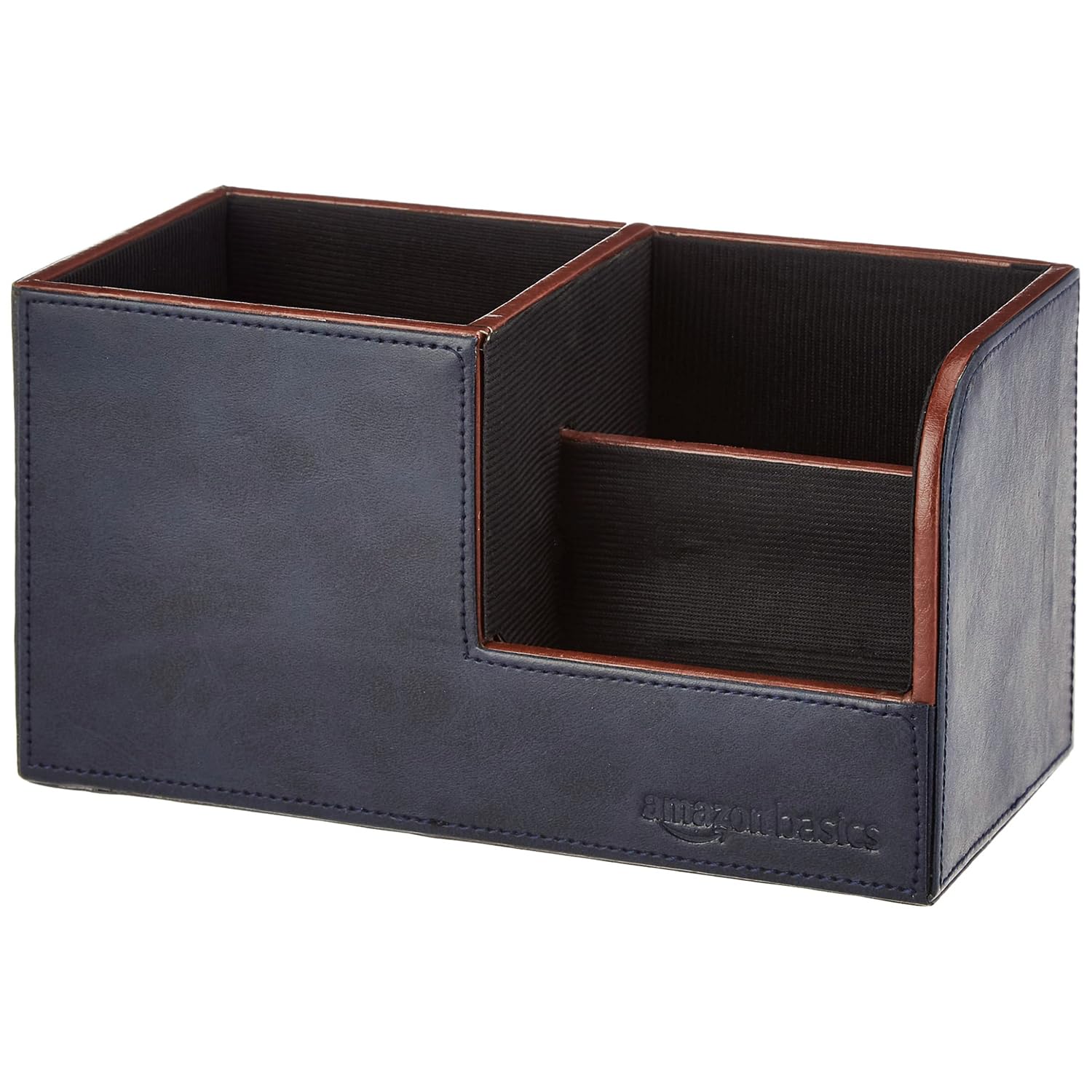Amazon Basics Desk Organizer | Faux Leather Desk Accessories for Office Table | Pen Stand Desk Organizer | Multifunctional... - Review, Price and Buying Guide