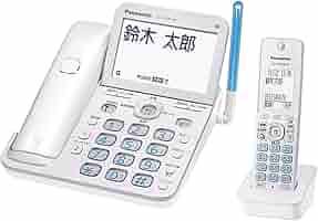 16パナソニック　コードレス電話機　VE-GD78ーW ホワイト　子機付 概要 コードレス電話機（子機2台付き） VE-GD78DW | 電話機