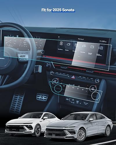 Miniatura 196 de Protector de pantalla de coche para Ford Edge 2024 2025 2023 2022 2021 (SE/SEL/ST-Line/Titanio/ST) Accesorios Protector de pantalla de vidrio