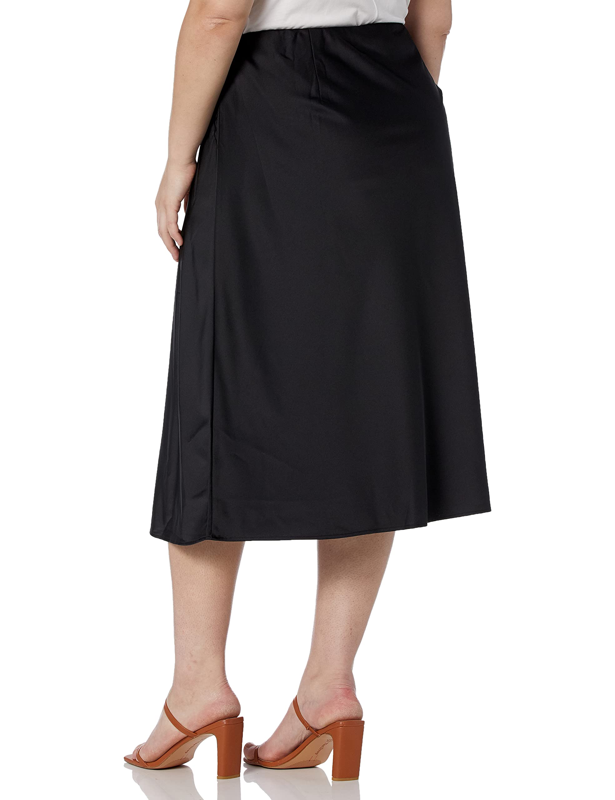 The Drop Damen Maya Rock, seidiger Slip-Skirt-Stil