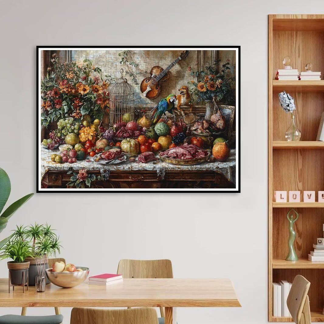 Puzzle 3000 sztuk, Puzzle Martwa natura dla dorosłych, 122 x 81 cm, Regalos
