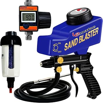 LE LEMATEC Air Tool Kit Regulator, Dryer & Sandblaster Bundle