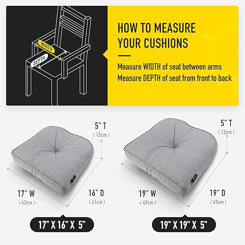 Miniatura 7 de SUNROX LokGrip - Cojines de espuma viscoelástica de gel antideslizante para aliviar el dolor de coxis, resistentes a las manchas, cojín de asiento