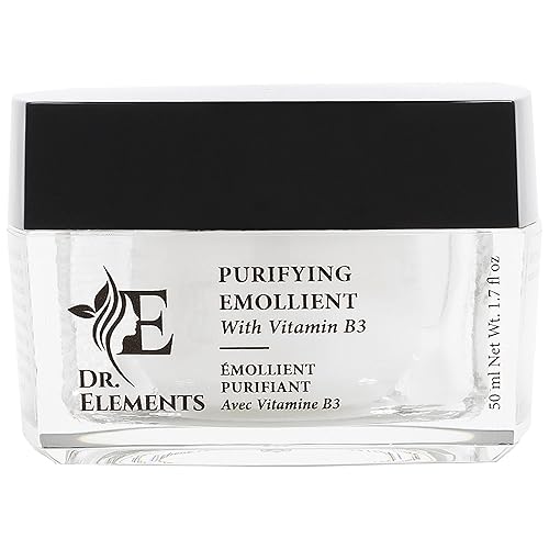 Crema aclarante con emoliente y vitamina B3 hidratante facial y corporal | Hidratación hidratante de absorción rápida, suavizante y limpieza, 50 mls