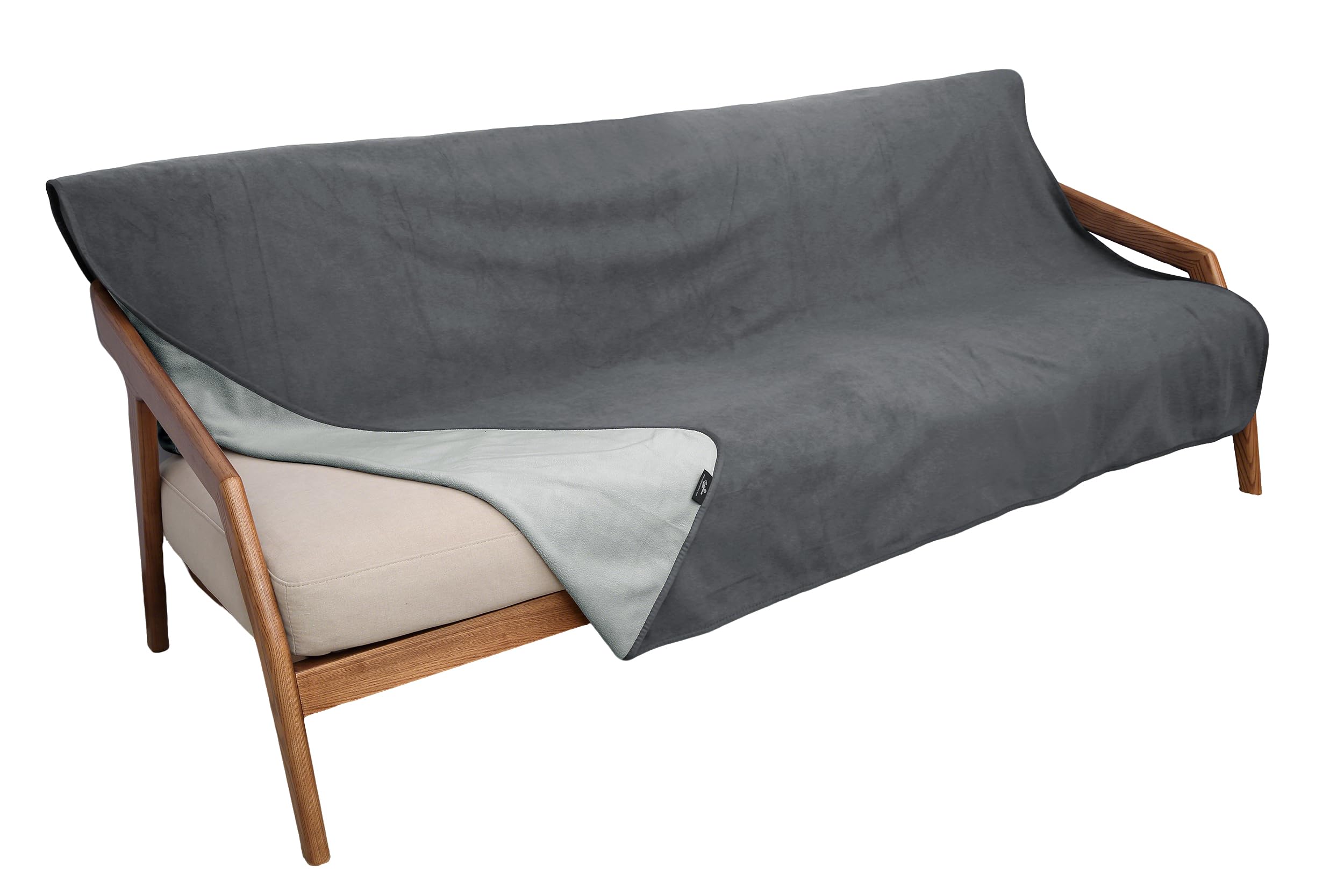 Catalonia Coperta impermeabile per letto, reversibile, in pile, a prova di piscioli, per divano, mobili, copridivano, barca, dimensioni 203,2 x 228,6 cm