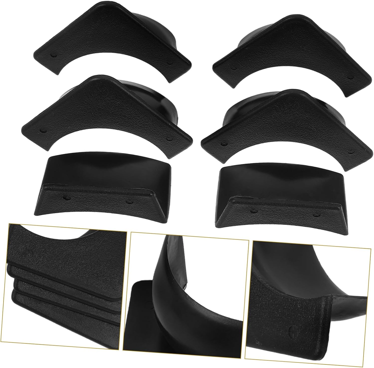 6pcs Mini Billiard Table Parts Kit for Kids Heavy Duty Pool Table Pockets Storage Bag
