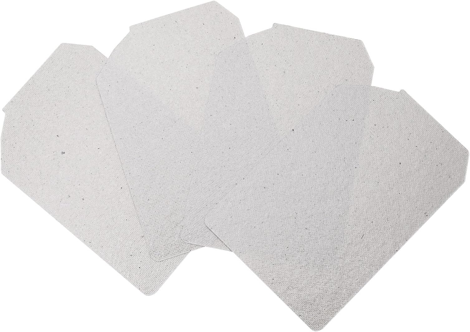 SG Store 4Pcs Waveguide Covers Mica Plates Sheet Microwave Oven Magnetron Protective Cover Repairing Part Compatible with Panasonic 125mm x 84mm