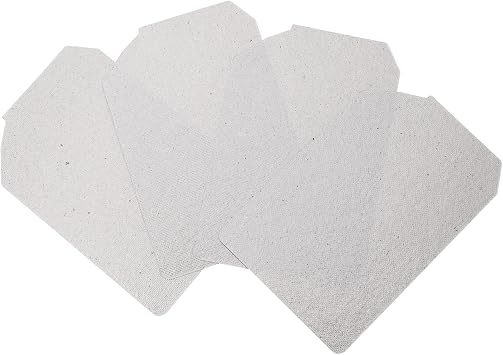 4Pcs Waveguide Covers Mica Plates Sheet Microwave Oven Magnetron Protective Cover Repairing Part Compatible with Panasonic 125mm x 84mm