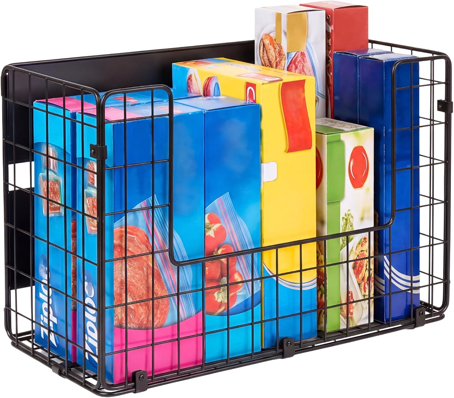 Ofiray-home Magnetic Shelf for Fridge, Large Basket for Aluminum Foil