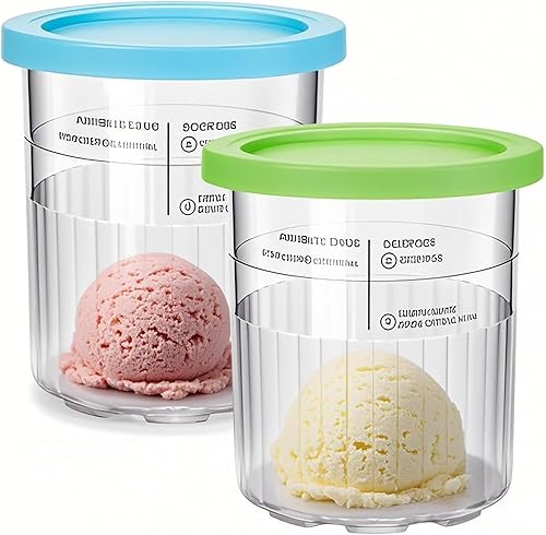 Miniatura 2 de Recipientes de helado de repuesto de 24 onzas para Ninja Creami, compatibles con NC500 NC501 Deluxe sin BPA, aptos para lavavajillas, herméticos, a