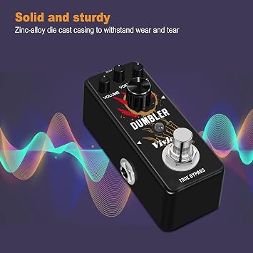 LEF-315 Dumble Amplifier Simulator Simulation Pedal Low Gain Overdrive Stompbox Classic Dumble Amp Simulated Mini Analog Effects Pedal for Electric Guitar True Bypass Footswitch