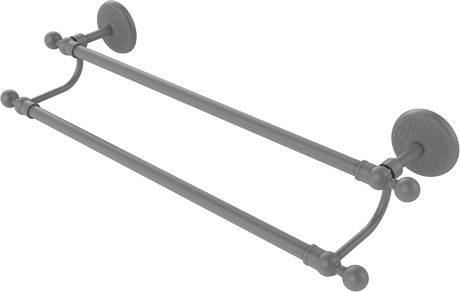 Allied Brass MC-72/24 Monte Carlo Collection 24 Inch Double Towel Bar, Brushed Bronze