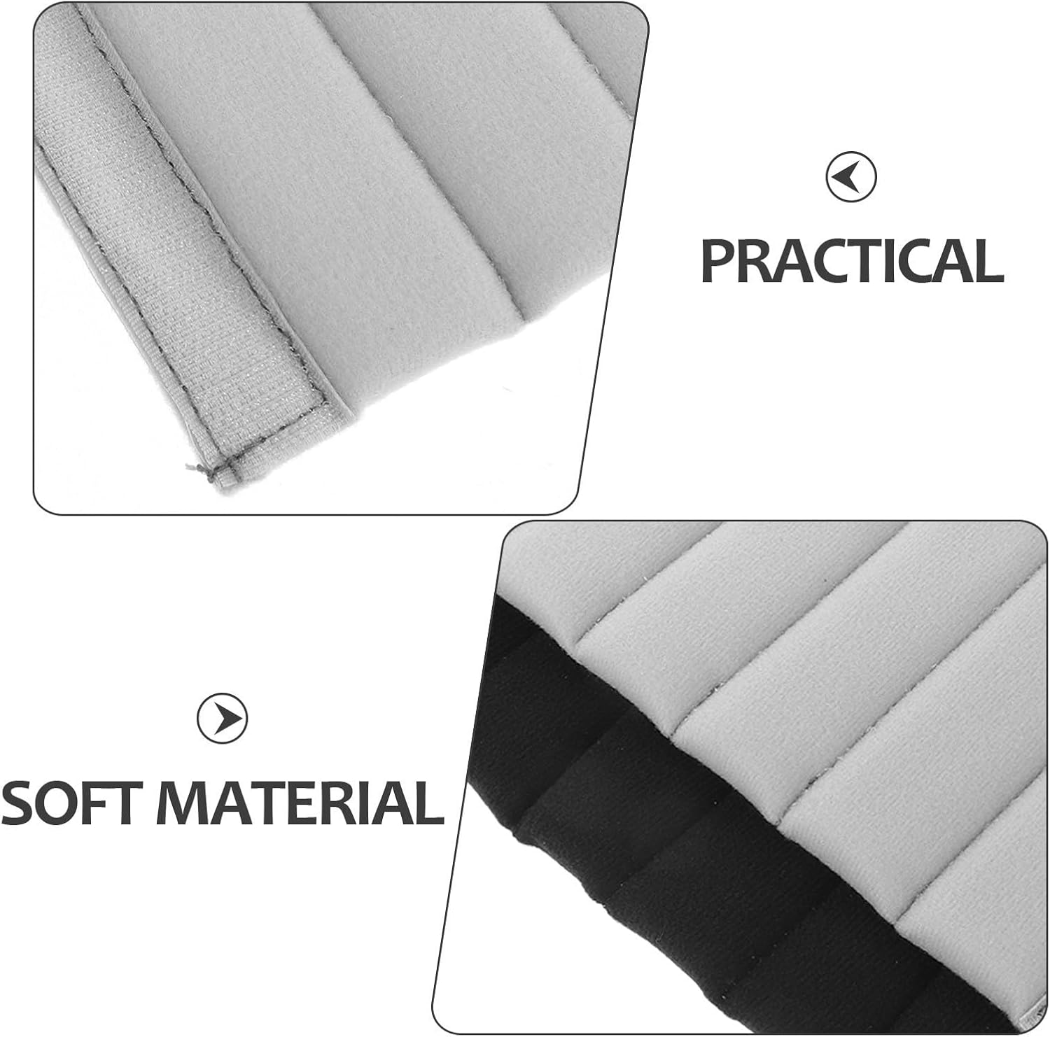 Wakauto Shockproof Camera Bag Dividers Insert to Prevent Abrasions and Impact 4pcs for Backpack with Padded Cloth Material, Versatile Bag Organizer for Photography Lenses and Accessories image 2