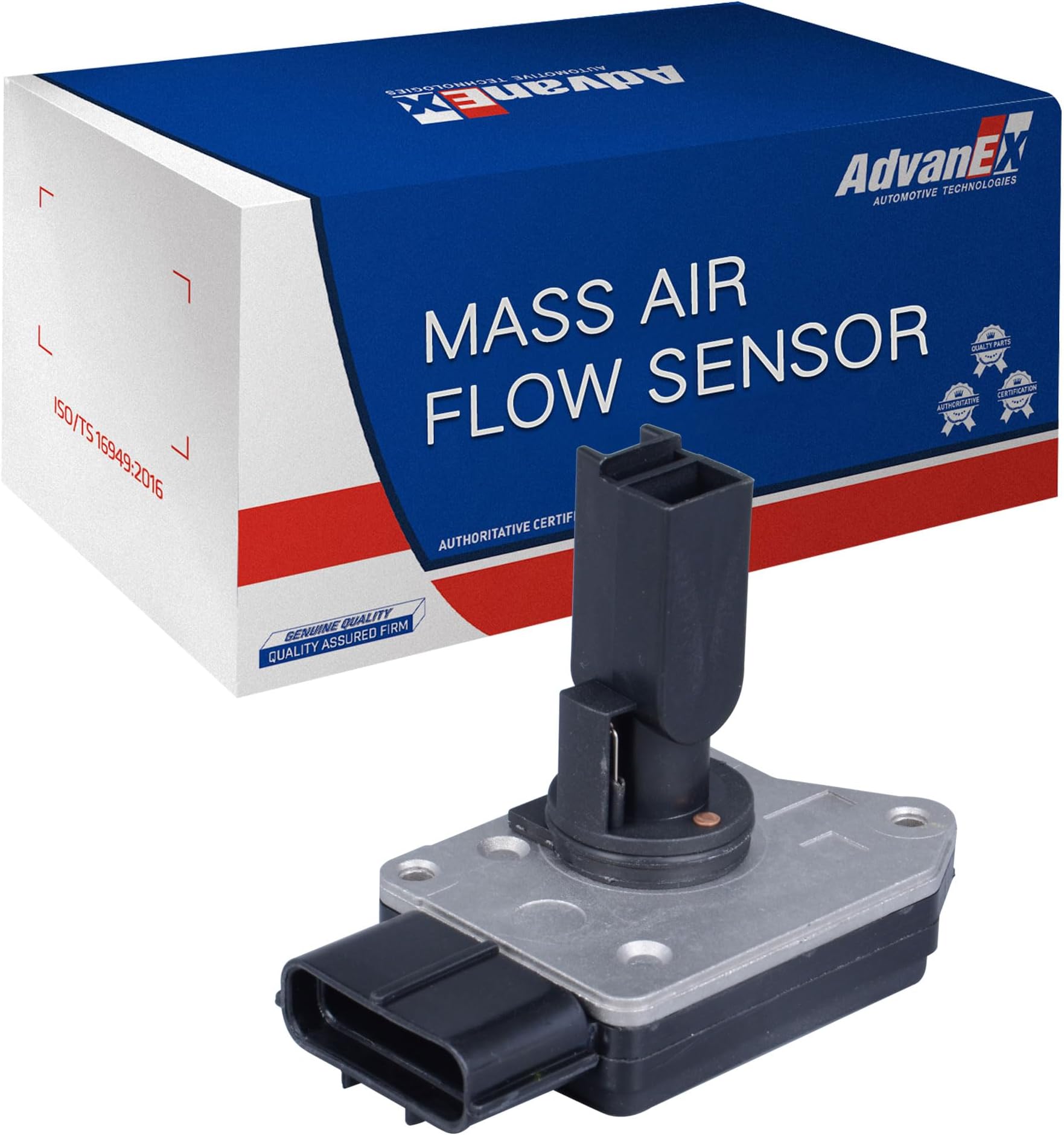 Mass Air Flow Sensor Meter MAF Compatible with 03-04 Ford Focus; 03-04 Escort; 01-04 Escape; 01-03 Ranger; 99-03 Windstar; 01-04 E150; 99-05 Explorer; 01-04 E250 Van & More Replace OE 86-50011