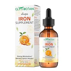 Liquid Iron Supplement for Men 18 mg Iron Supplements Drops Immunity Energy Support 98 High Absorption Rate for