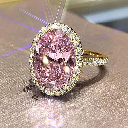 Miniatura 5 de Anillos de novia delicados para mujer, anillo de rueda elegante, anillo de diamantes de imitación para mujer, anillos de circonita de diamante