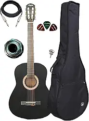 Violão Canhoto Eletroacústico Denver + Capa Reforçada (BKS)