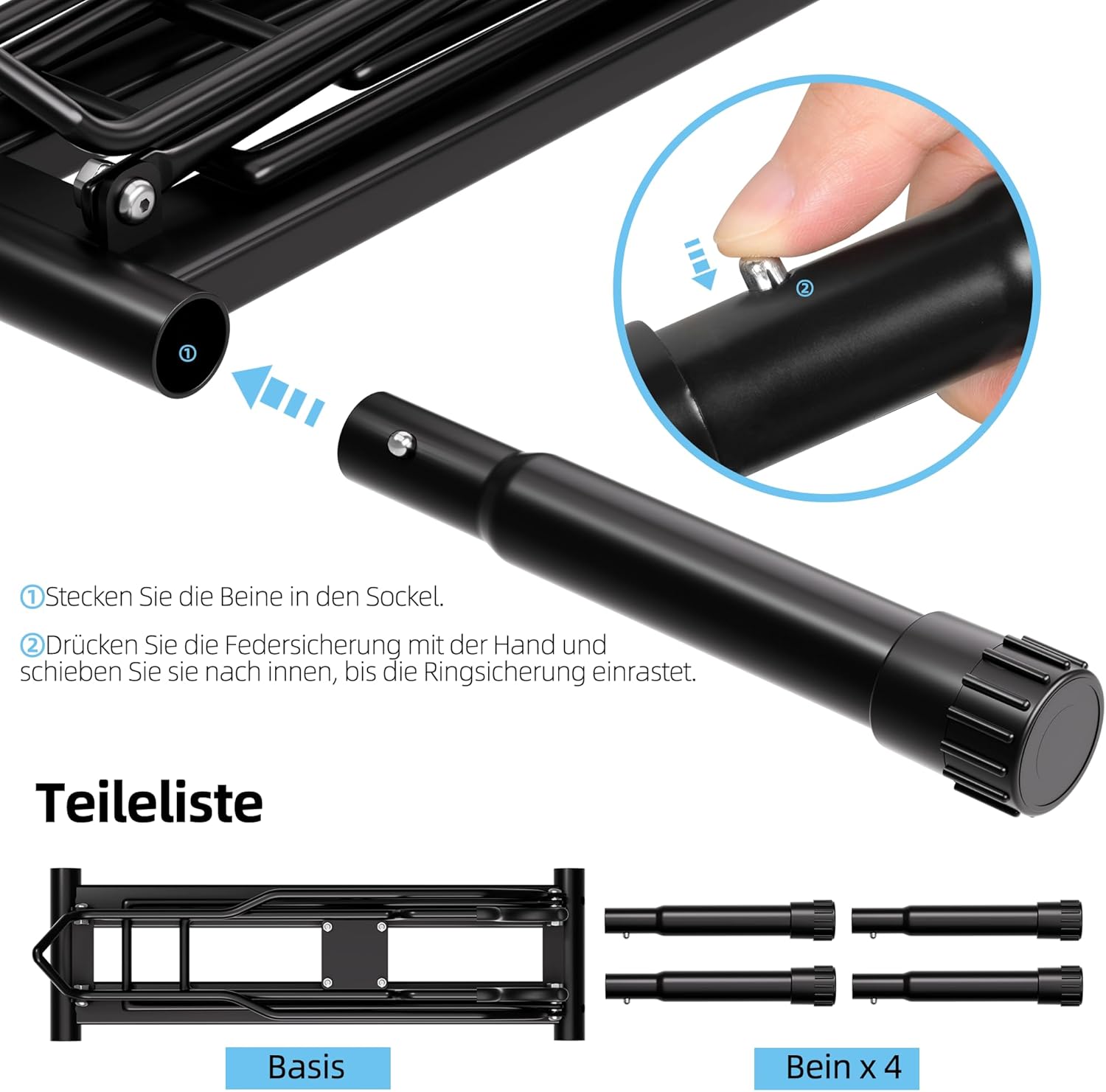 Suport pentru biciclete în stare pliată