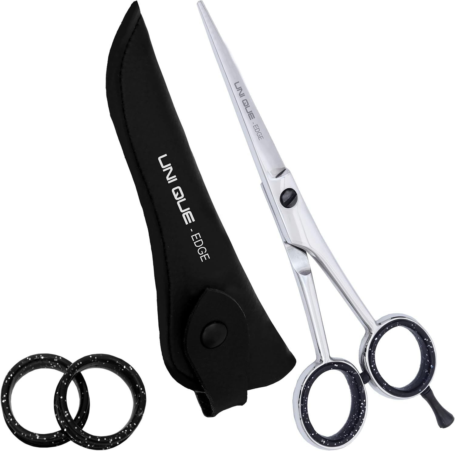 UNI QUE EDGE, Uni queEdge Hair cutting Scissors Sharp Blades Barber Shears Hair Cutting Tools Hair scissors for women Barbers, Men and Children sharp Edge Barber Scissors : Beauty & Personal Care