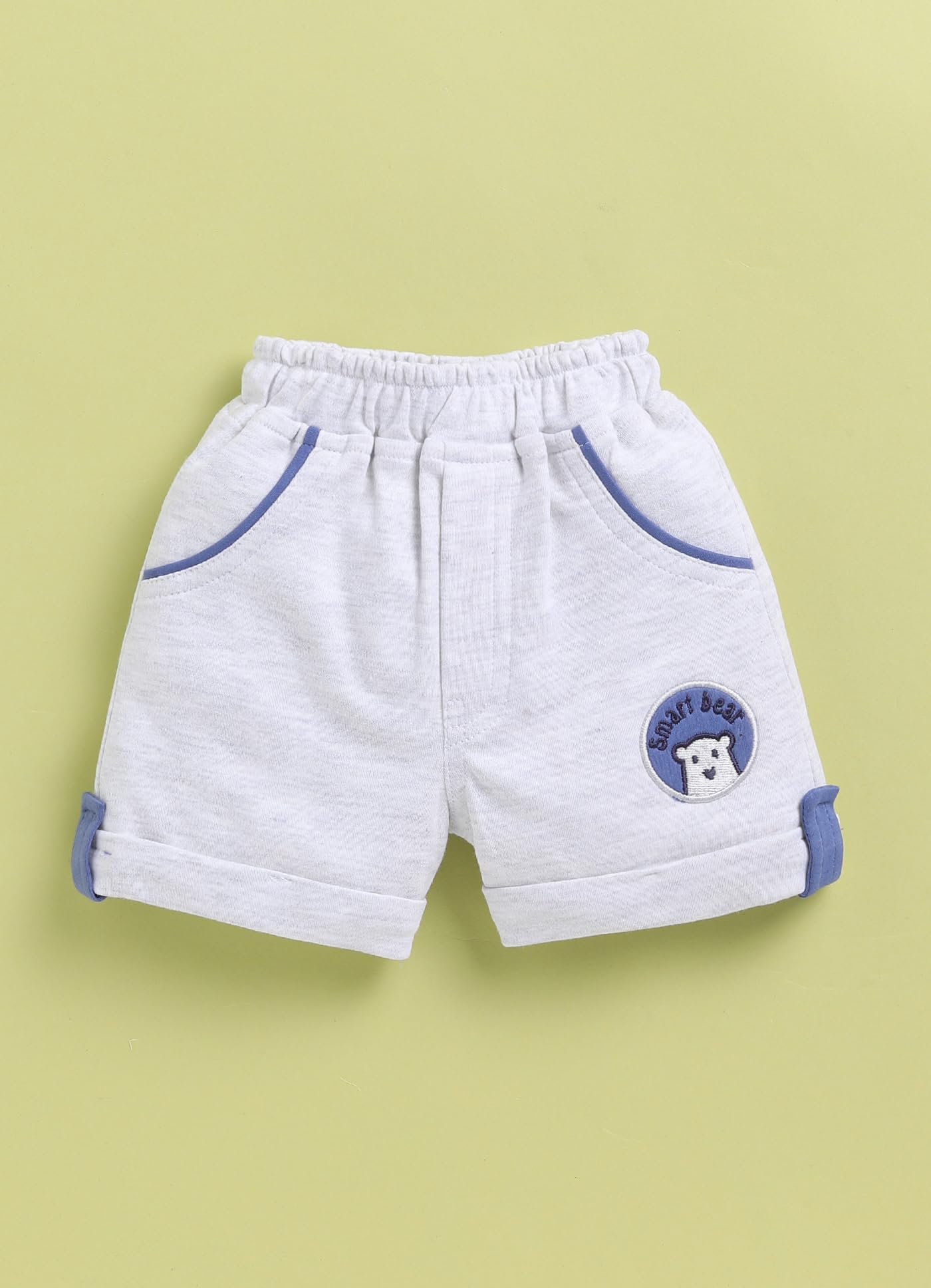 MI Kidz Pure Cotton Collared T-Shirt and Half Pant Set for Kids 4