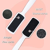 Vista 3 de 12 limas de pies para piel muerta con raspador de pies de doble cara para piel muerta, raspa de pies para piel muerta, afeitadora de pies, kit