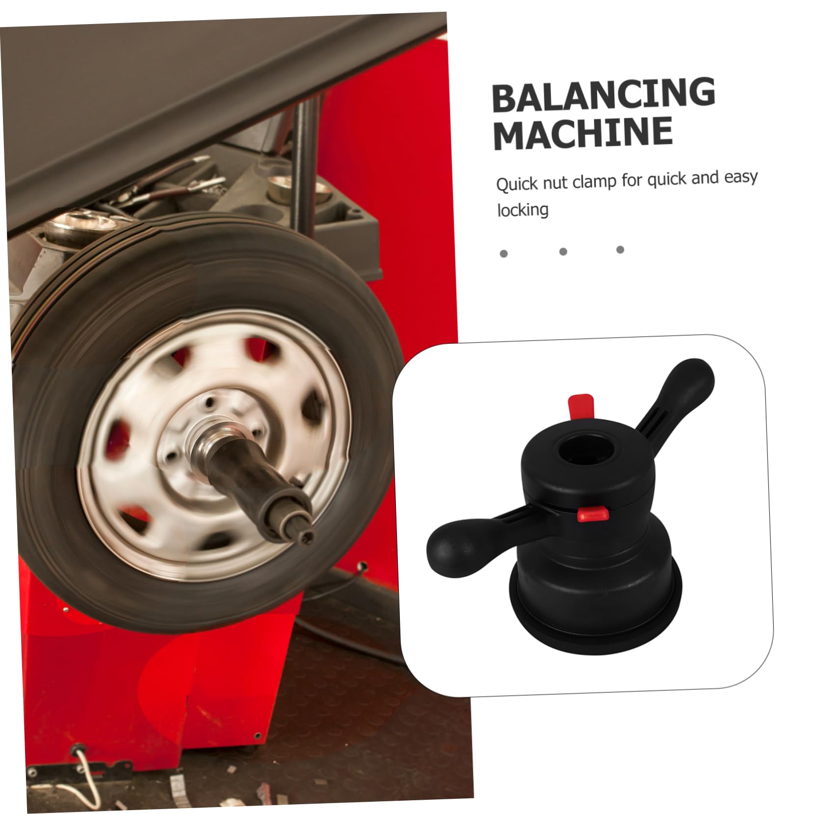 MAGICLULU Equilibratrice Ruote Auto Dado Albero Pneumatici Strumento Cambia Gomme Equilibratrice Pneumatici Auto Strumento Cambia Gomme