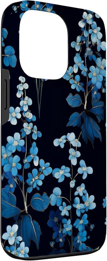 Blue Cohosh Pattern Case for iPhone 13 Pro