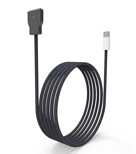 Miniatura 1 de Cable de carga magnético tipo C a Mags3, adecuado para MacBook 2012-2023, 2M, negro medianoche