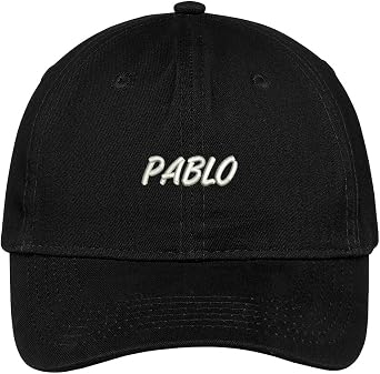 Trendy Apparel Shop Pablo Embroidered Adjustable Cotton Cap
