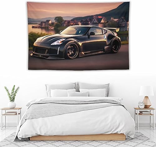 Miniatura 5 de josnmre 370z Jdm - Tapiz japonés para colgar en la pared para dormitorio, arte estético, decoración del hogar, dormitorio, aula, sala de estar,