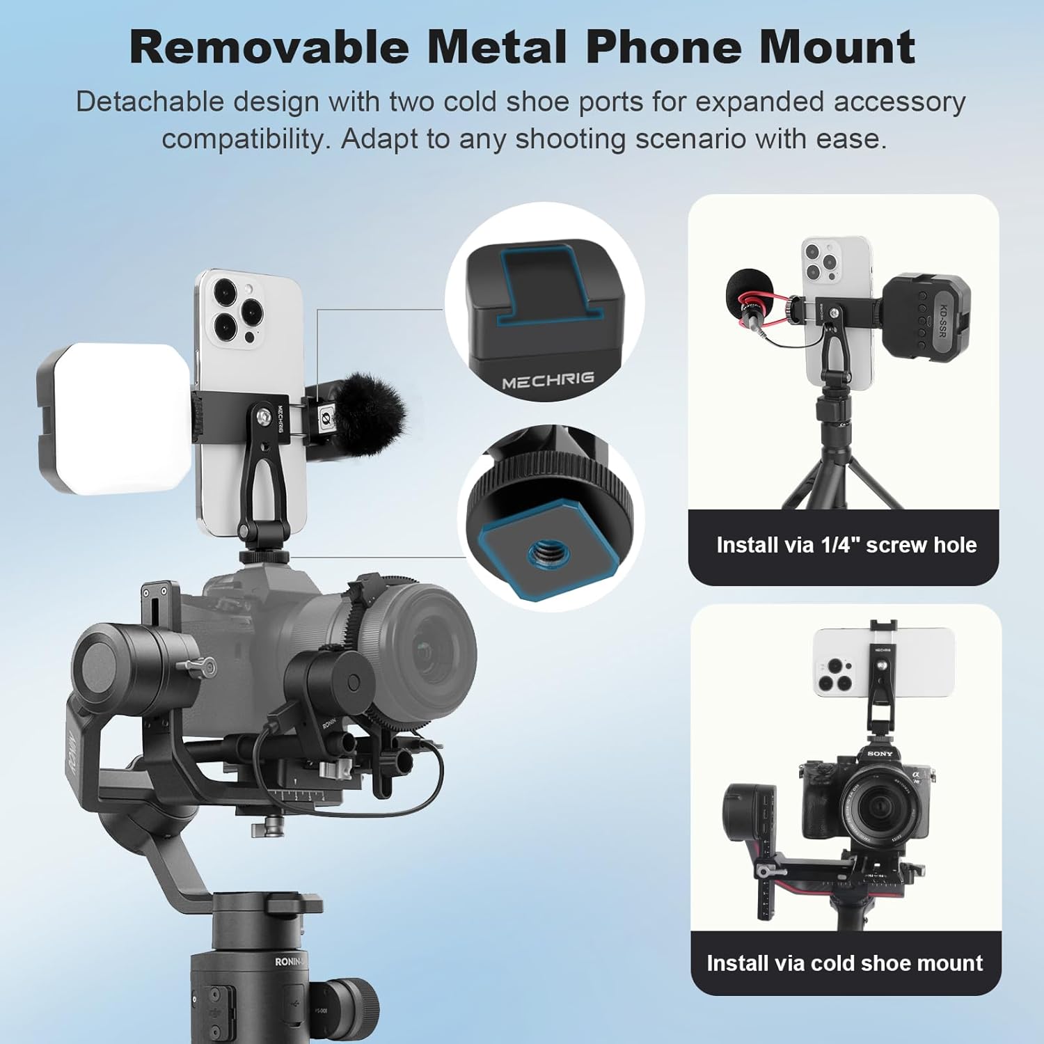 Suction Cup Car Phone Mount, Double-Layer Suction Cup Camera Mount Car Phone Holder with 360° Ball Head Magic Arm, Windshield Window Car Mount for iPhone/Smartphone/DSLR/Action Camera (SY020) - Image 6