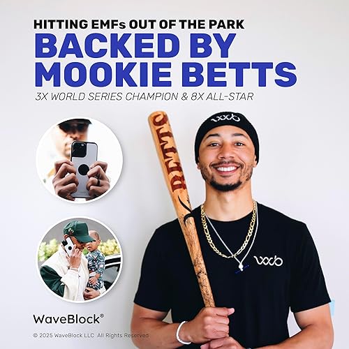 Miniatura 3 de WaveBlock iProtect - Adhesivo de protección para iPhone 15, bloqueador de daños para teléfono celular, reducción de escudo 5G, se adapta debajo de