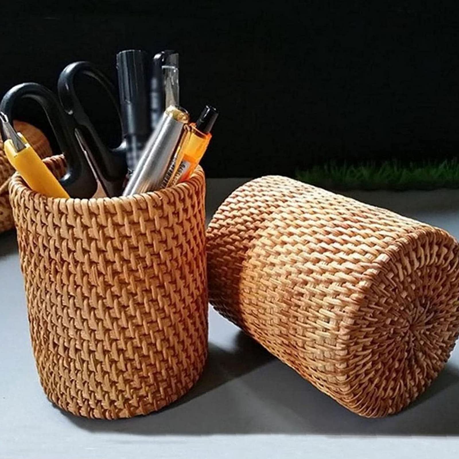 VAPOKF Porte-stylos pour bureau, pot à crayons, pinceaux de maquillage, fournitures de bureau, organisateur pour la maison et le bureau – Rugby Football VAPOKF Porte-stylos pour bureau, pot à crayons, pinceaux de maquillage, fournitures de bureau, organisateur pour la maison et le bureau – Rugby Football
