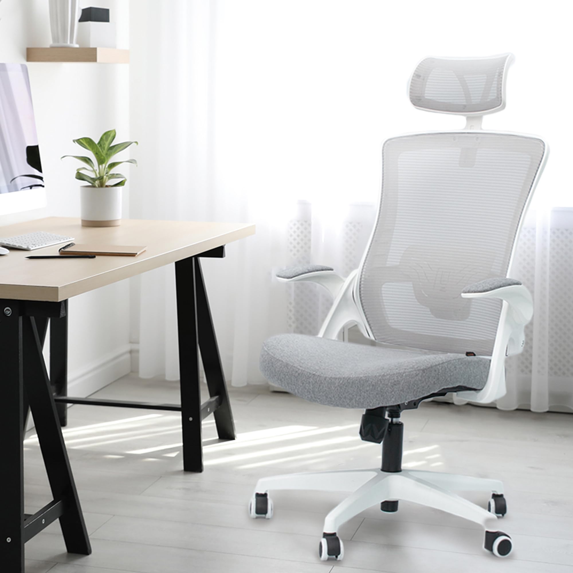 Amazon | 【3Dで支える2重メッシュ】 NEOCHAIR オフィスチェア デスク  