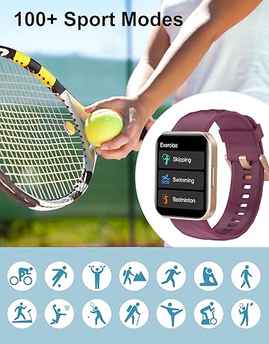 Miniatura 2 de Relojes inteligentes para hombres y mujeres (respuestashacer llamadas) compatibles con teléfonos iPhone Android, reloj inteligente de 1.85 pulgadas,