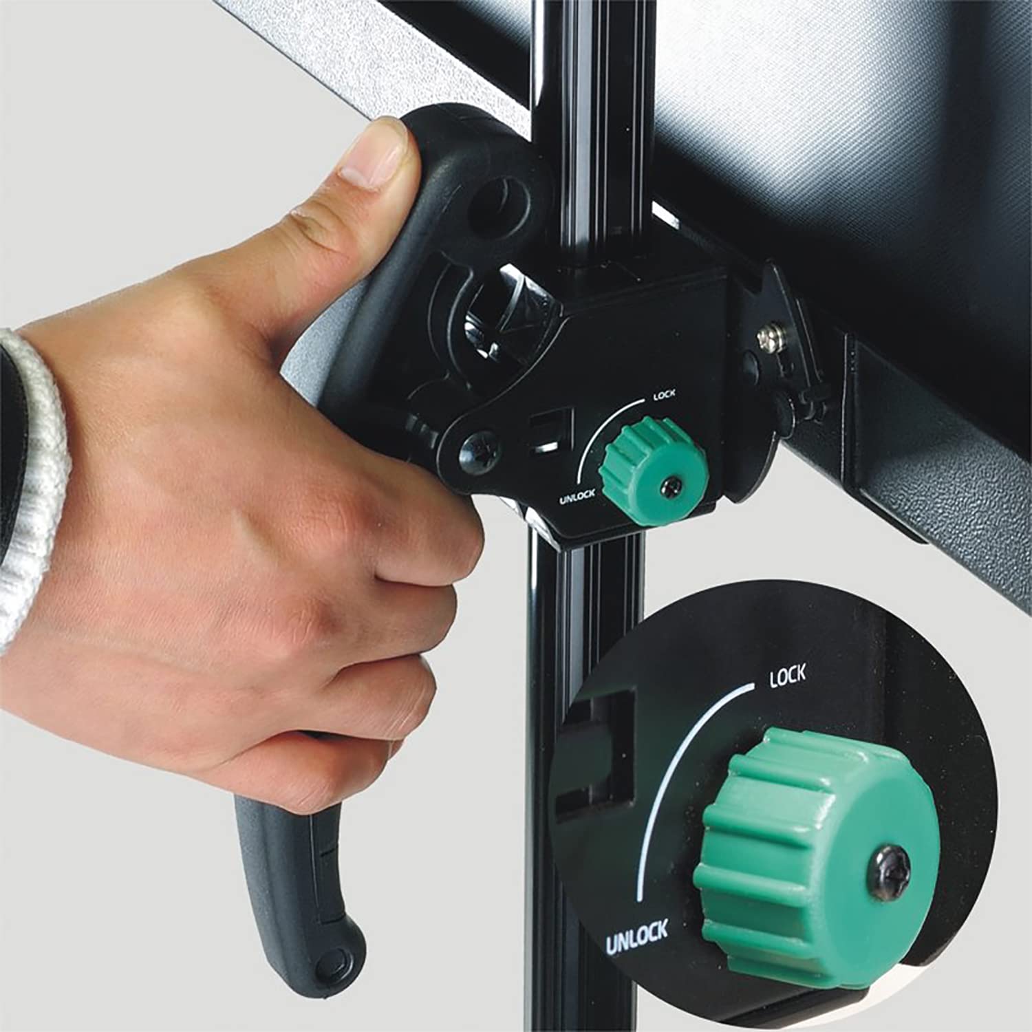 DELUXX Advanced Stativ-Leinwand Mobile Leichte Heim Produktbild-Vorschau 4