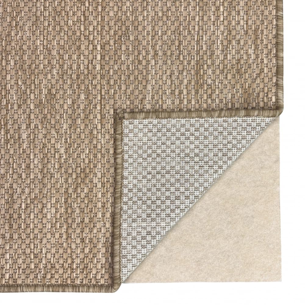CARPETIA Antirutschmatte für Teppiche beige zuschneidbar Teppich-unterlage Zertifiziert für Fußbodenheizung geeignet 290 x 390 cm