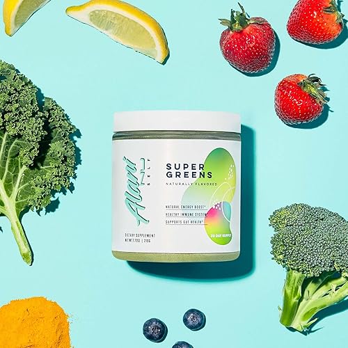 Miniatura 6 de Alani Nu Super Greens Powder, suplemento de alimentos integrales de superalimentos y verduras orgánicas, 30 porciones