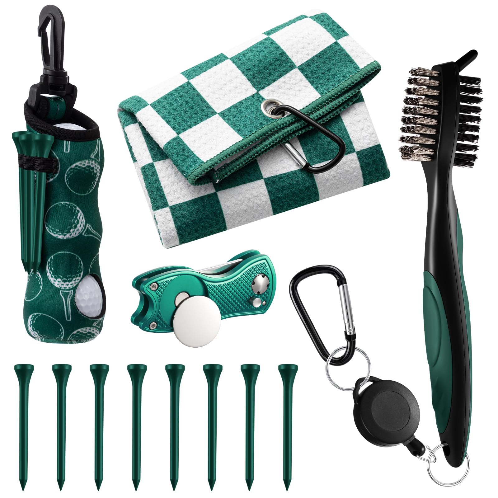 Liliful 12 Pcs Golf Accessories Kit Golf Stuff Gifts for Women Man